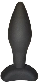 Silicone Anal Plug Small Black