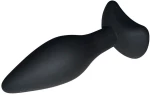Silicone Anal Plug Small Black