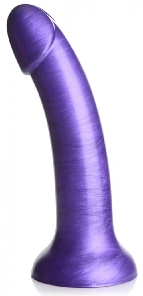 G-Tastic 17,8cm / 7 inch Metallic Silicone Dildo Purple