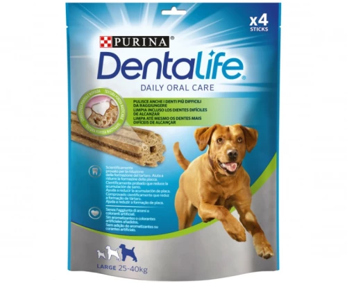 Purina® DentaLife® Oral Care Για Σκύλους Μεγάλου Μεγέθους (25-40 kg) 4 Sticks 142gr