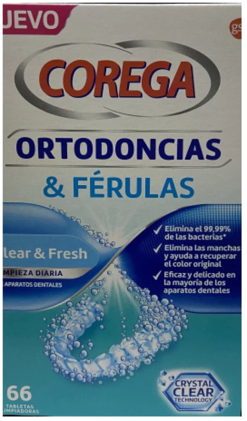 Corega Orthodontics & Splints 66 Tablets