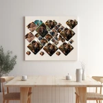 Diamond Collage 27 φωτογραφιών Καμβάς σε μέγεθος 50x70cm