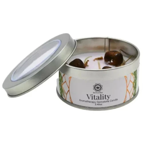 Κερί με Πολύτιμους Λίθους Gemstone Candle Vitality Sweet Ginger