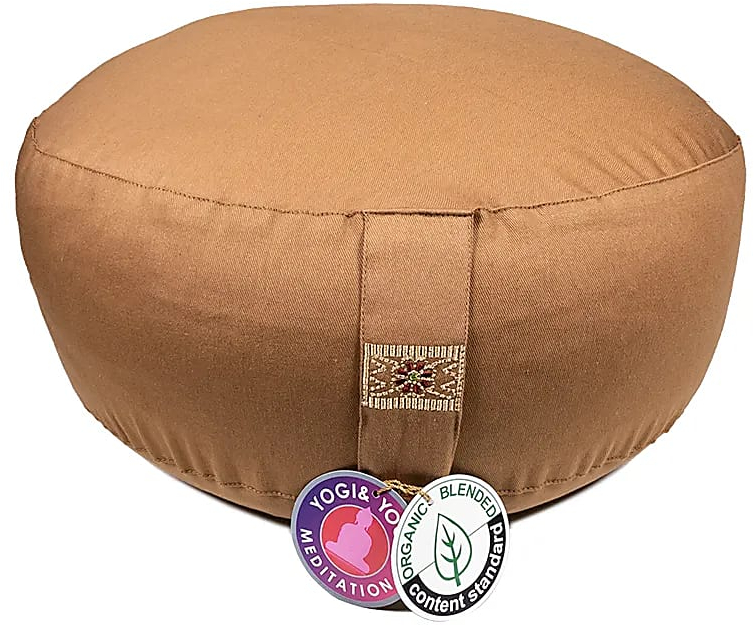 Μαξιλάρι Διαλογισμού Meditation Cushion Brown Organic Cotton 33Χ17cm