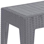 Τραπέζι Cosmic  PP ανθρακί 55x40x43.5εκ