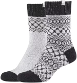 Skechers Casual Cozy Jacquard 2PPK Socks SK41047-9202