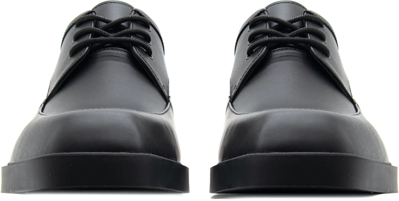 HUGO BOSS IKER SQUARE TOE DERBY BROGUES MEN HUGO ΜΑΥΡΟ (50541821-001)