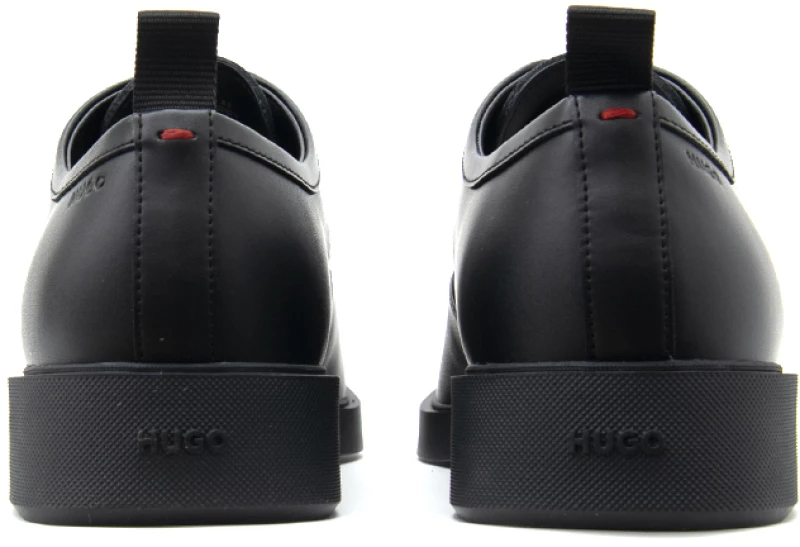 HUGO BOSS IKER SQUARE TOE DERBY BROGUES MEN HUGO ΜΑΥΡΟ (50541821-001)