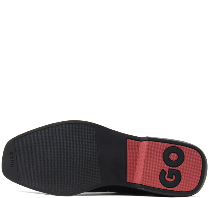 HUGO BOSS IKER SQUARE TOE DERBY BROGUES MEN HUGO ΜΑΥΡΟ (50541821-001)