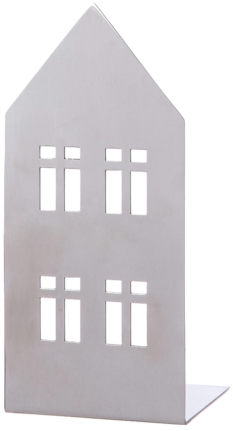 Ρεσώ Θήκη Σπίτι "Casita" Ατσάλι Ασημένιο PU 9.5x7x20cm