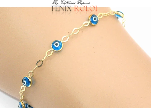 Χρυσο Ματακι Βραχιολι 14κ  ΧΜΒ0011