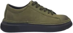 Ανδρικά Δερμάτινα Sneakers - 2024E - Λαδί