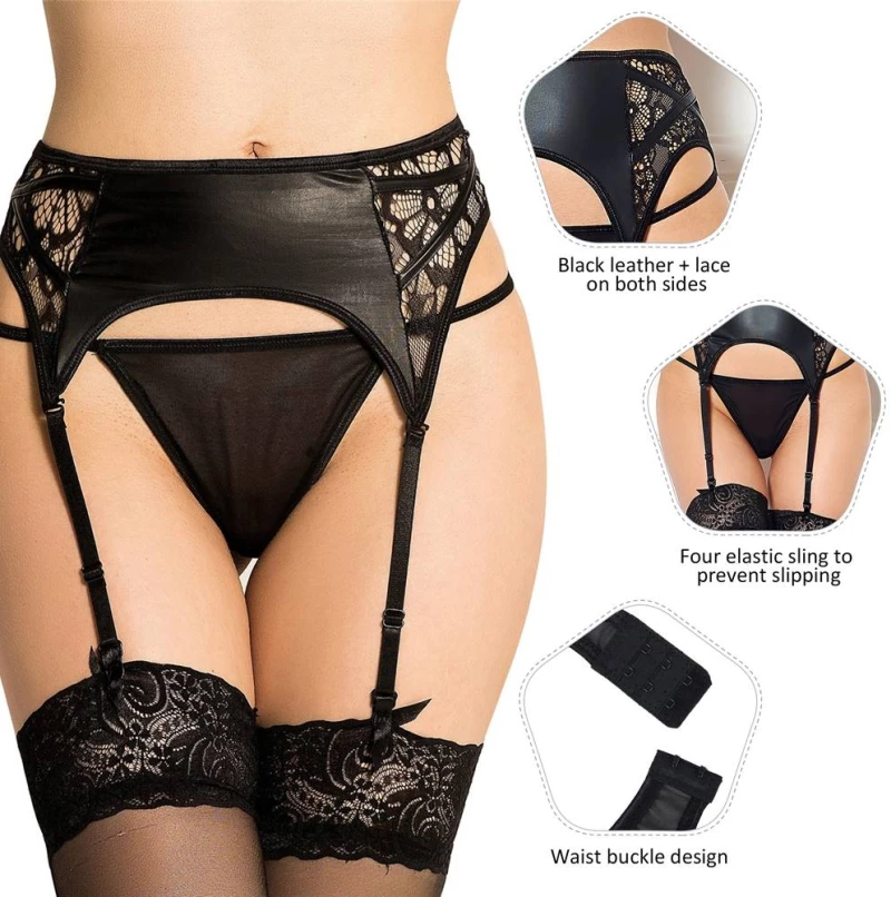 Transparent Garter Belt