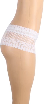 White Sexy Panty With Feather Shape Lace