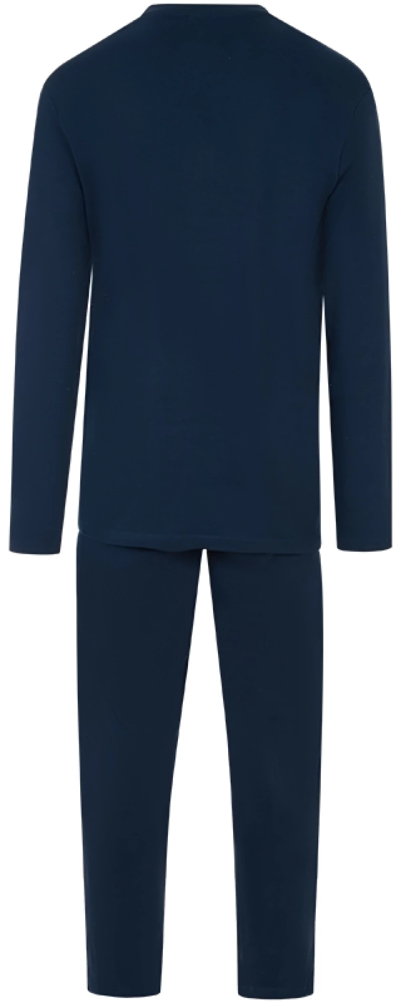 Ανδρική Πυτζάμα FILA - Χειμερινή - Navy με πατιλέτα - Cotton - Regular Fit