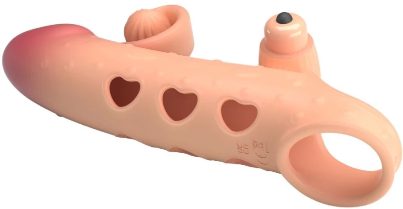 ROMANCE - VIBRATING PENIS SLEEVE NATURAL