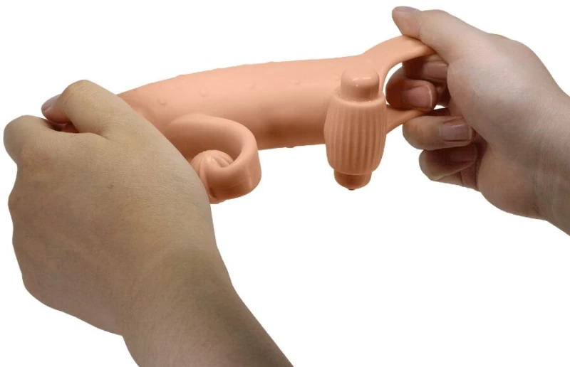 ROMANCE - VIBRATING PENIS SLEEVE NATURAL