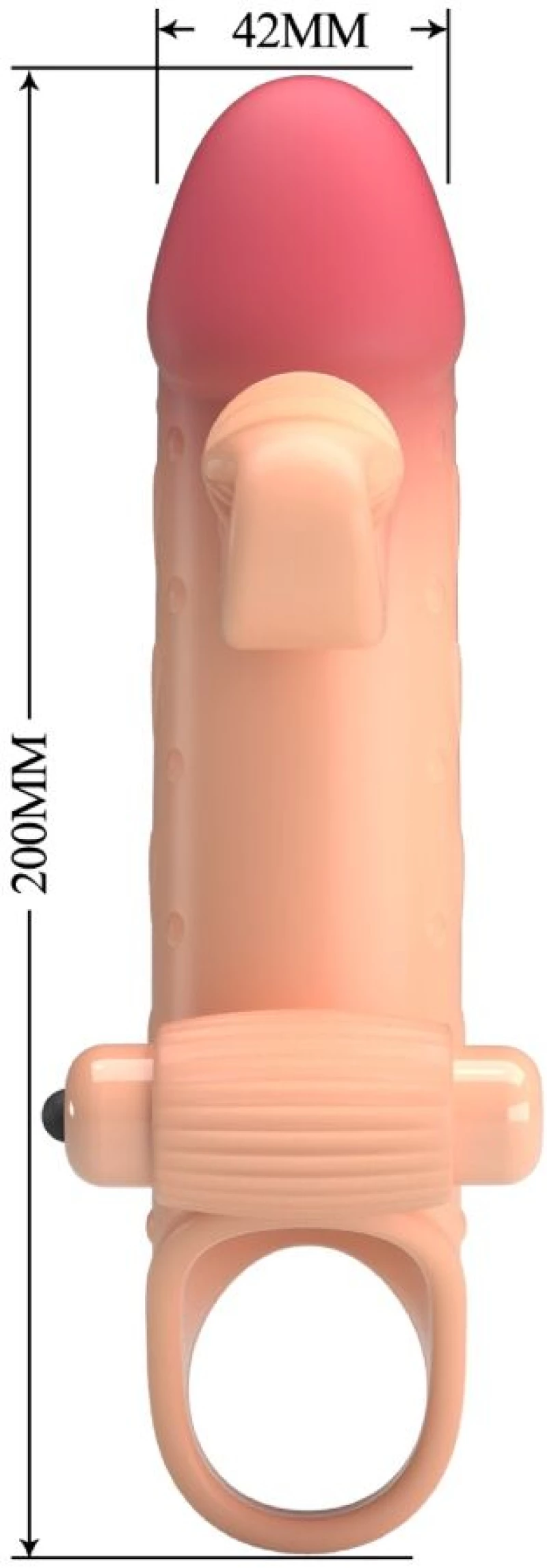 ROMANCE - VIBRATING PENIS SLEEVE NATURAL