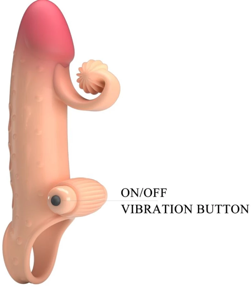 ROMANCE - VIBRATING PENIS SLEEVE NATURAL