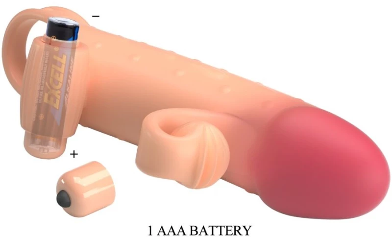 ROMANCE - VIBRATING PENIS SLEEVE NATURAL