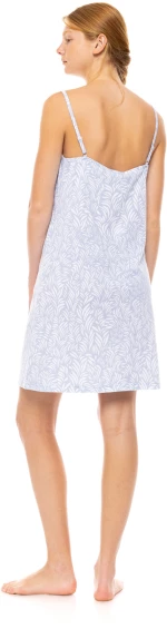Γυναικείο Νυχτικό Pink Label - ICE BLUE FLEUR - Τιράντα - Cotton