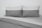 Σετ Σεντόνια Υπέρδιπλα με Λάστιχο 160x200+25 Premium 5010 Γκρι
