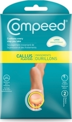 COMPEED Επιθέματα για Σκληρύνσεις, Μεγάλο Μέγεθος - 2τεμ