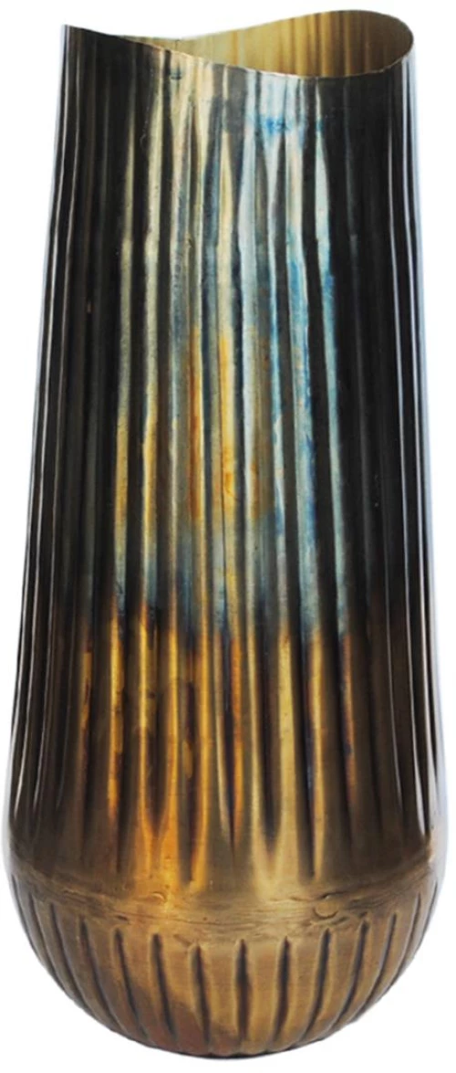 Βάζο μεταλλικό  Bronze/gold Φ18,5Η40cm