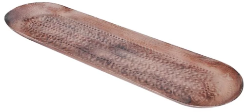 Πιατέλα μεταλλική οβάλ 62x17,5Η2,5cm