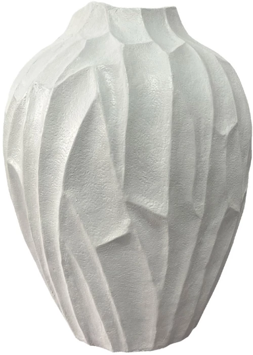SPETEL ΒΑΖΟ 42x41x53 POLYRESIN ΛΕΥΚΟINTHEBOX