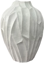 SPETEL ΒΑΖΟ 42x41x53 POLYRESIN ΛΕΥΚΟINTHEBOX