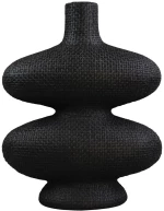 RANDI ΒΑΖΟ 32x15x39 POLYRESIN ΜΑΥΡΟINTHEBOX
