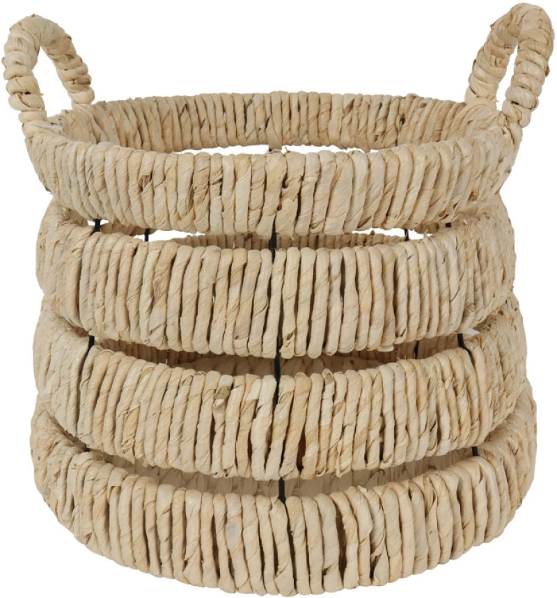 THEROS ΚΑΛΑΘΙ ΑΠΟΘΗΚΕΥΣΗΣ 31x31x24 SEAGRASS ΦΥΣΙΚΟINTHEBOX