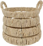 THEROS ΚΑΛΑΘΙ ΑΠΟΘΗΚΕΥΣΗΣ 31x31x24 SEAGRASS ΦΥΣΙΚΟINTHEBOX