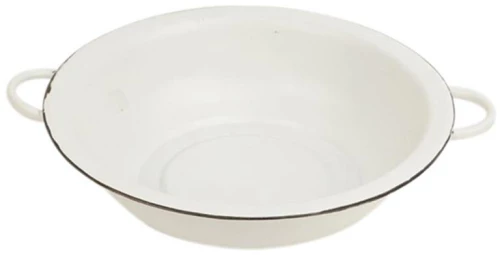 Μπωλ εμαγιέ λευκό χρ.  Φ29x7,5