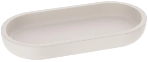 Σαπουνοθήκη polyresin οβαλ μπεζ 9. 5x19. 5x2. 5