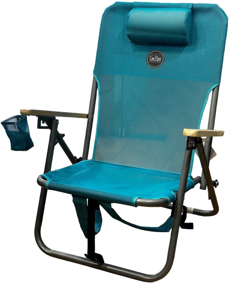 BEACH TILT 1 METAΛΛΙΚΗΚΑΡΕΚΛΑ 4 ΘΕΣΕΩΝ CAPRI BLUE CAMPO