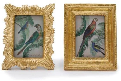 Κορνίζα χρυσή 2σχέδια 10x12cm