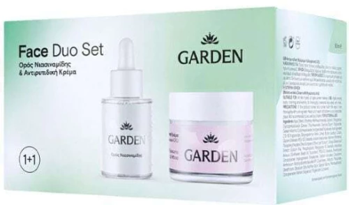 Garden Face Duo Σετ Περιποίησης No.6 για Αντιγήρανση με Αντιρυτιδική Κρέμα 50ml + Ορός Νιασιναμίδης 30ml