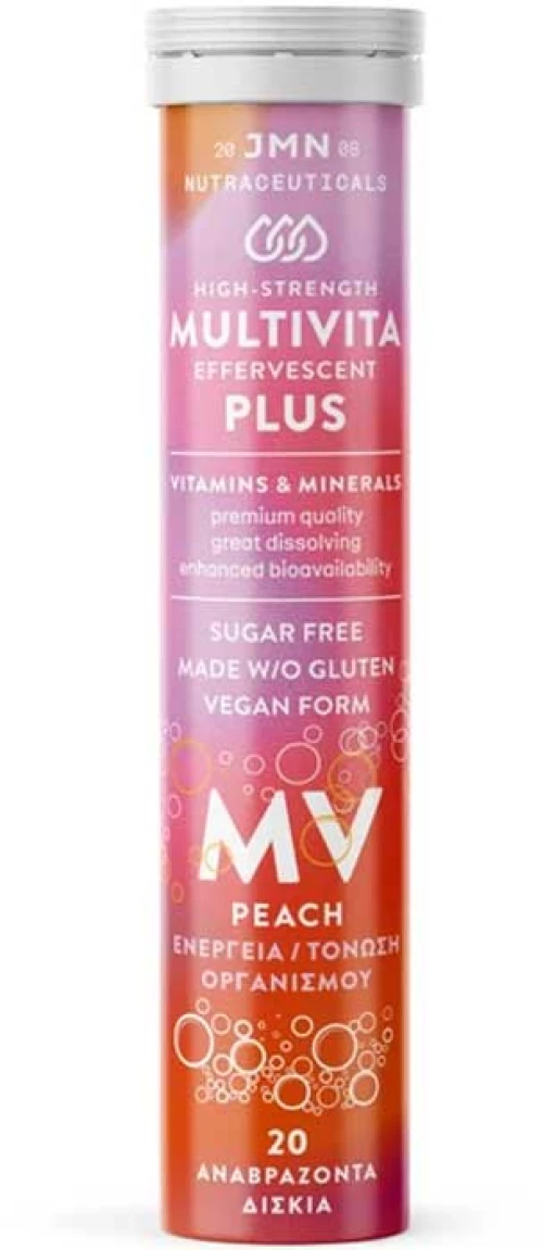Multivita Plus Peach 20 Effer. tabs - JMN Nutraceuticals