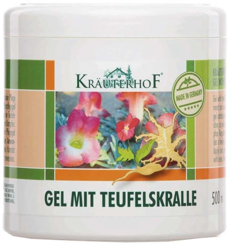 Τζελ Αρπαγόφυτου με Ευκάλυπτο 500ml Krauterhof / Teufelskralle - Devils Claw