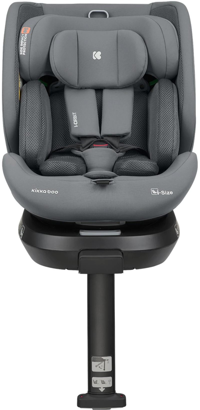 Kikka Boo Κάθισμα Αυτοκινήτου 40 εως 150 cm i-Orbit i-SIZE Light Grey 2025 31002100087