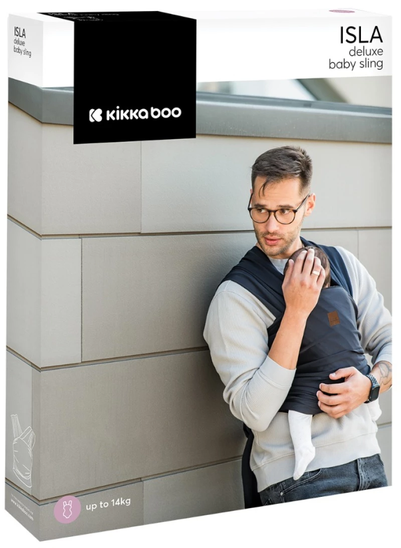 Kikka Boo Μάρσιπος Isla Dark Grey 31108010064