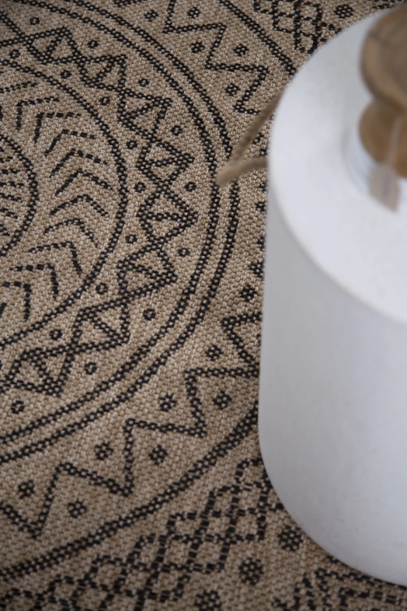 Ψάθα Avanos 8894 BLACK Royal Carpet 200 cm x 200 cm
