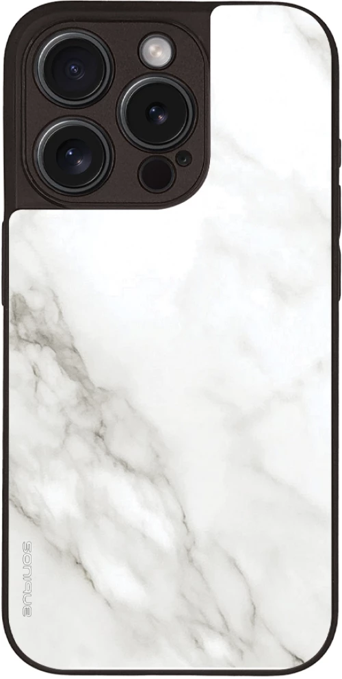 Θήκη Sonique Marble Series για Apple iPhone 15 Pro Λευκό
