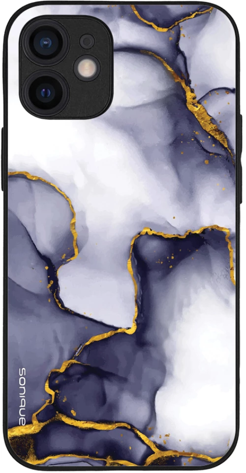 Θήκη Sonique Marble Series για Apple iPhone 12 mini Μωβ Γκρι