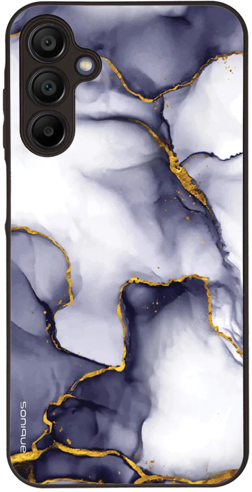 Θήκη Sonique Marble Series για Samsung Galaxy A15 4G / Galaxy A15 5G Μωβ Γκρι