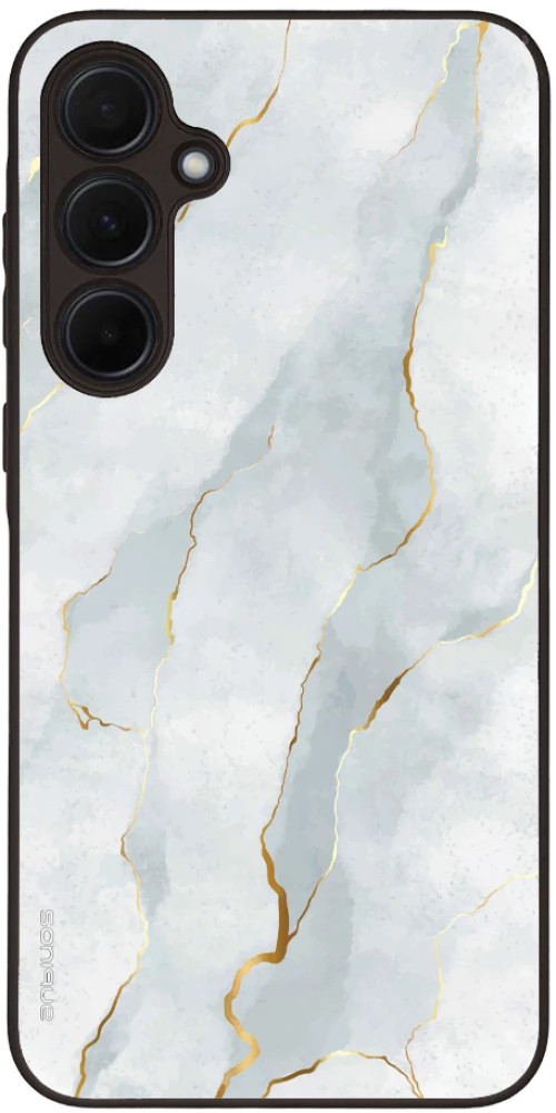 Θήκη Sonique Marble Series για Samsung Galaxy A35 5G Λευκό 01