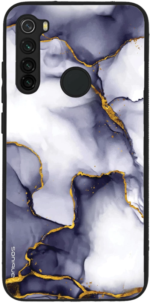 Θήκη Sonique Marble Series για Xiaomi Redmi Note 8 / Redmi Note 8 2021 Μωβ Γκρι