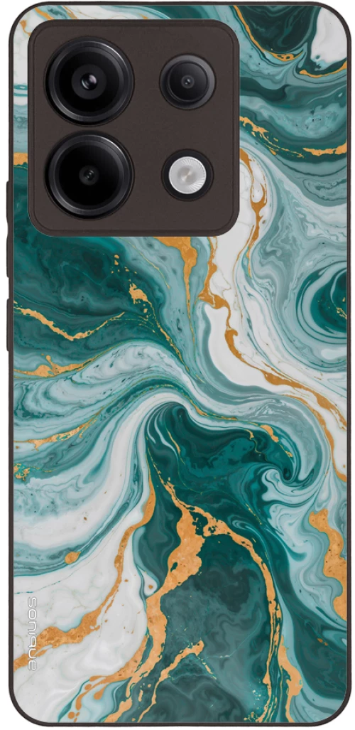 Θήκη Sonique Marble Series για Xiaomi Redmi Note 13 Pro 5G / Poco X6 5G Πράσινο 01